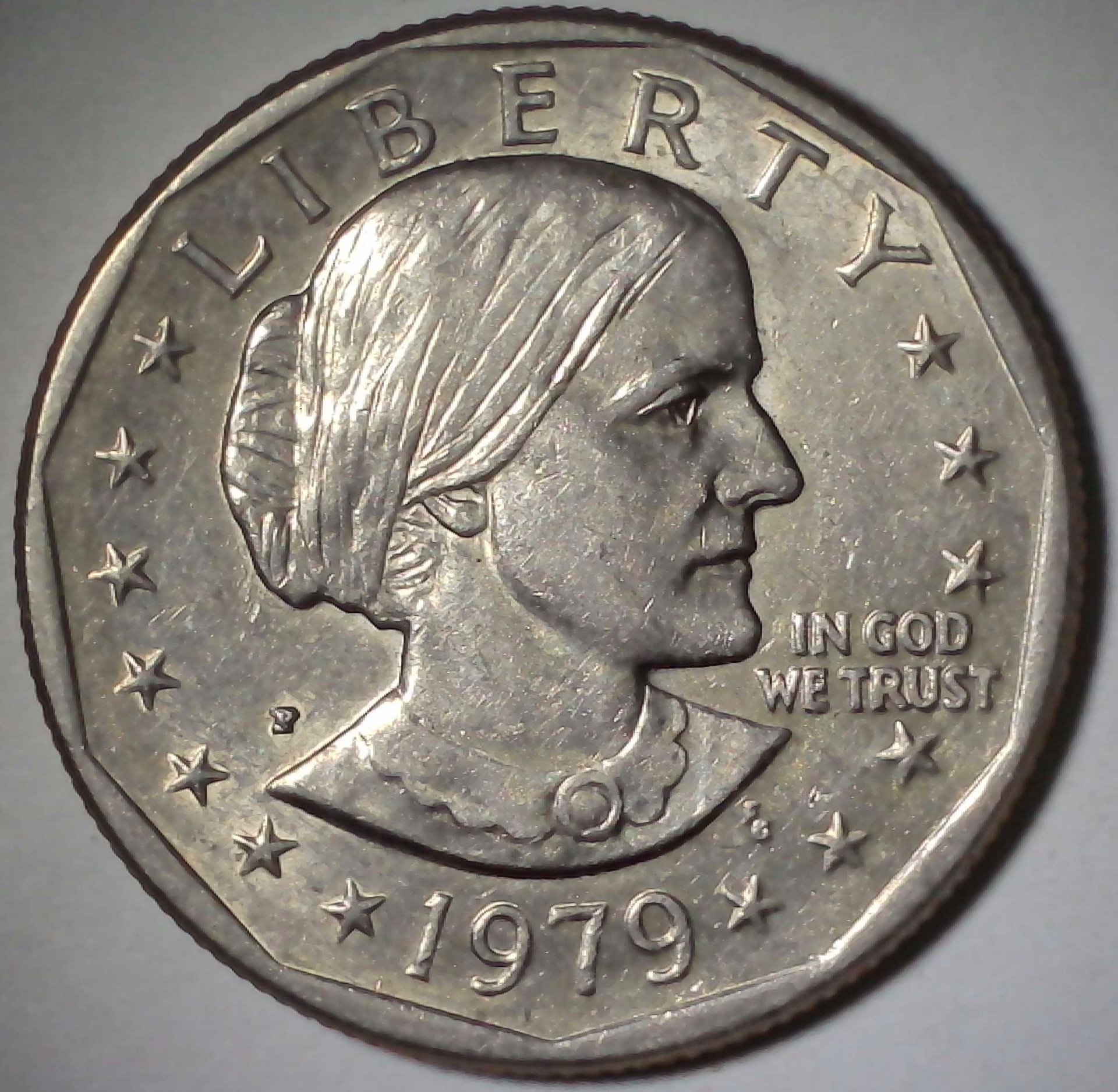 US Susan B Anthony Dollar 1979-P #1 Obverse.jpg