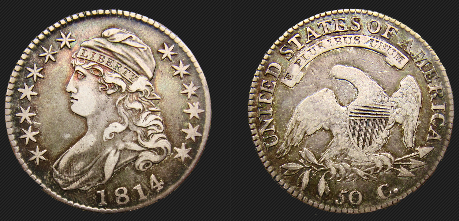 USA 1814 Half Dollar - A:E - Var- OBV:REV - VGP - 2020 - 2023 - Better - black background .png
