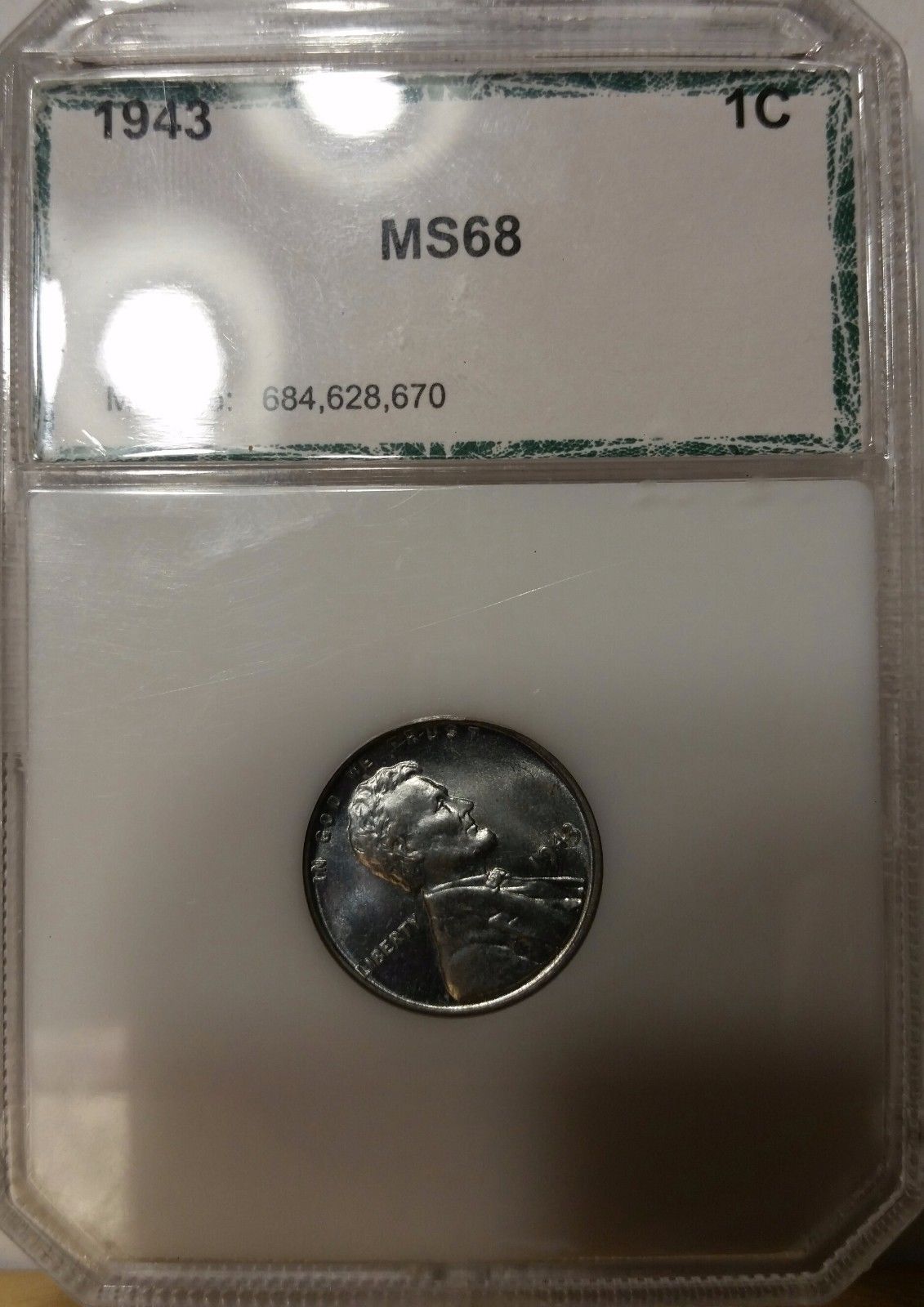 USA 1943 1C Lincoln Cent Ms-68 PCI.jpg
