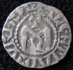 Valence et Die denier 1157-1276 AD obv.JPG