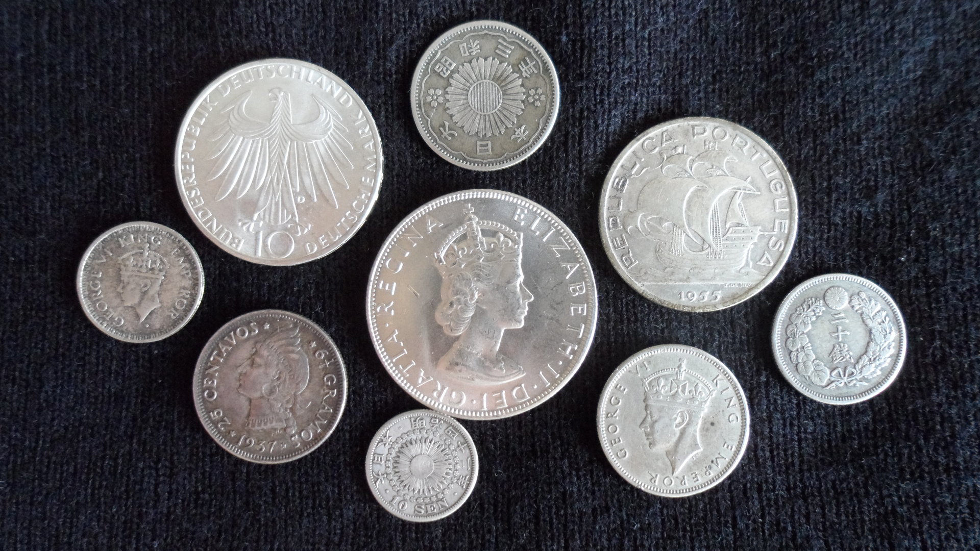 Various Silver Coins Obverse.JPG