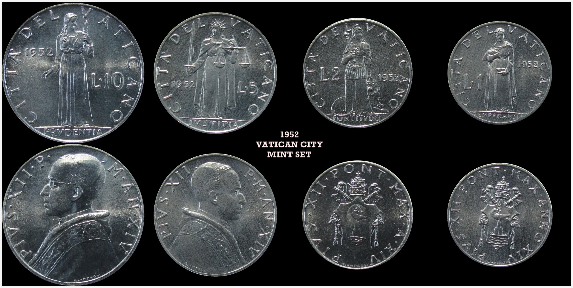 Vatican City 1952 Mint Set.jpg