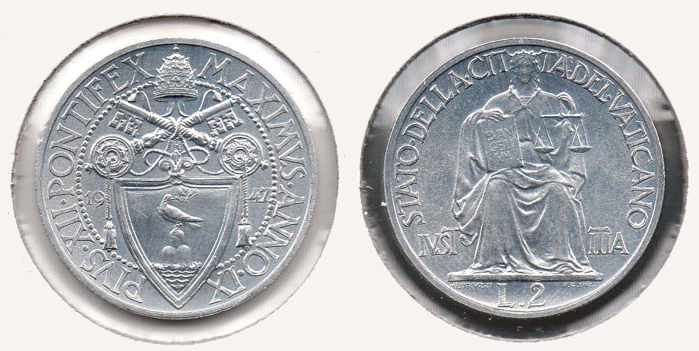 Vatican City - 2 Lire - 1947.jpg