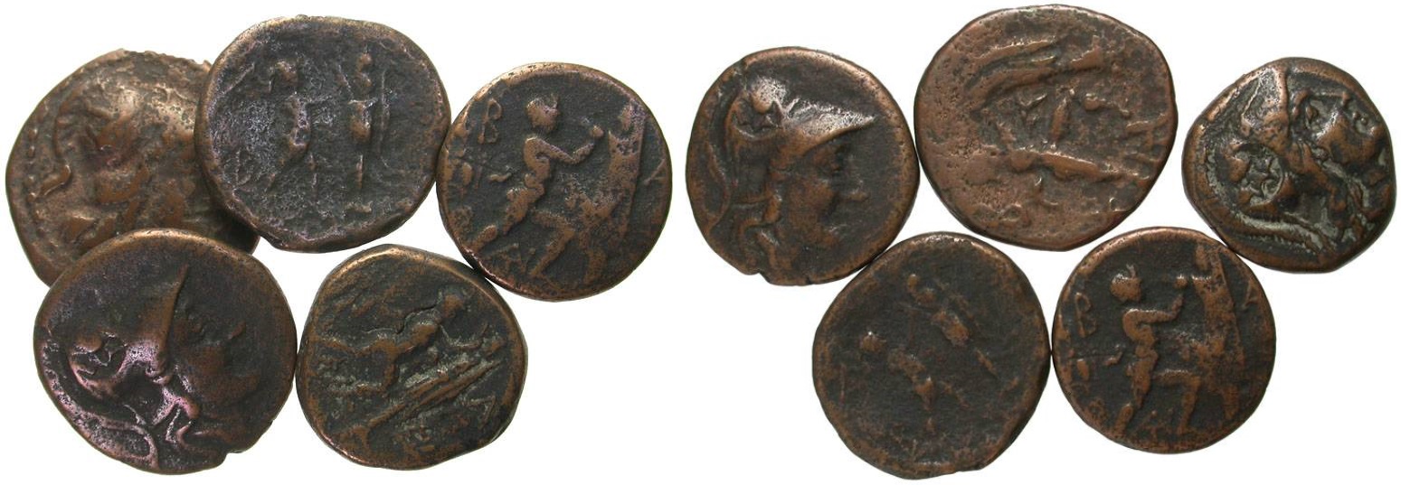 VAuctions 286 195 (296 229) Antigonos II Gonatas Pan Trophy Athena Group Lot.jpg