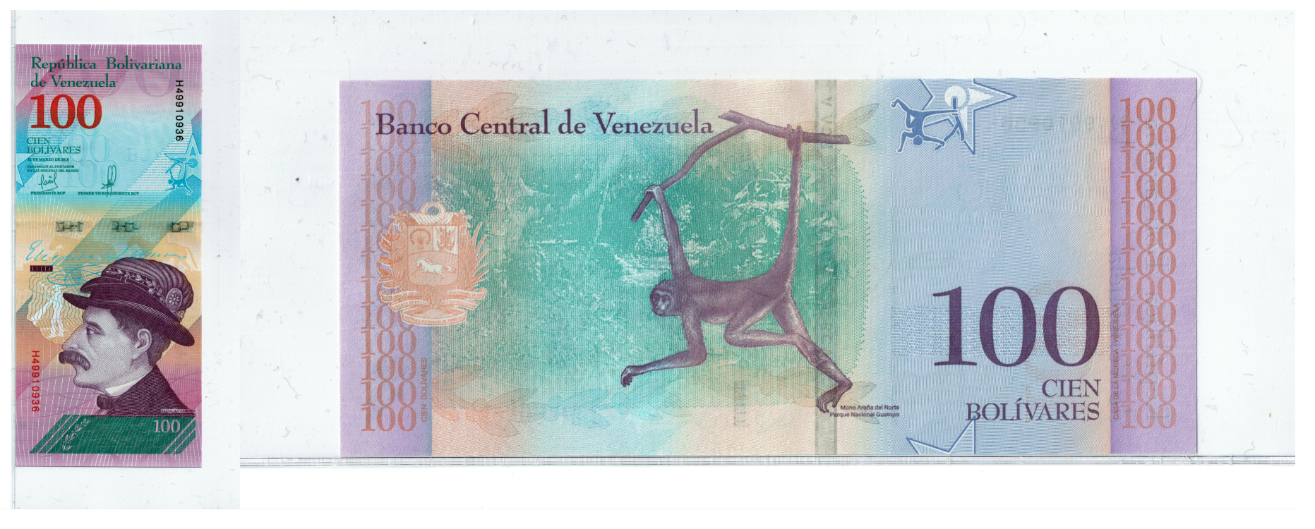 Venezuela 100 Bolivar Soberano Combined.png
