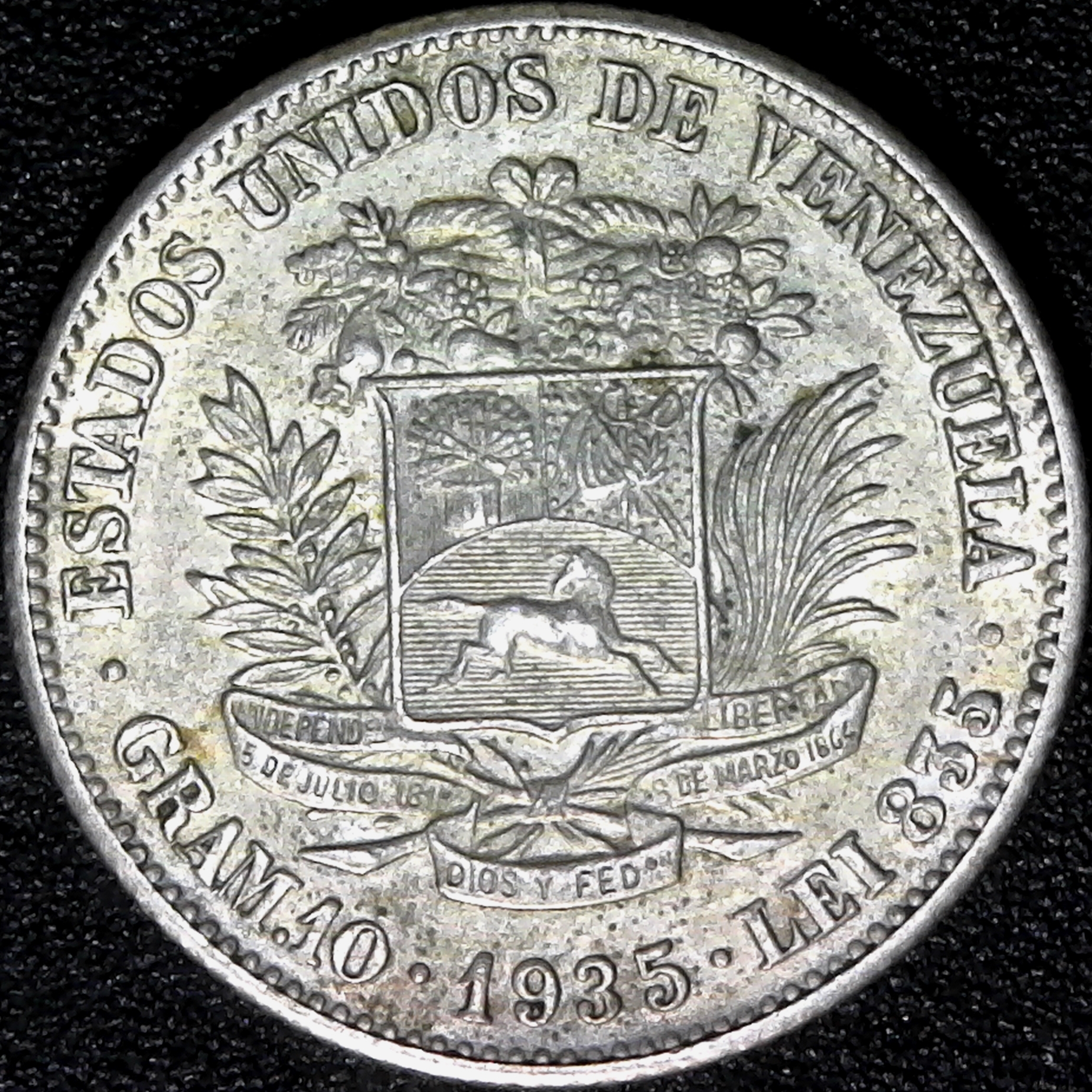 Venezuela 2 Bolivares 1935 rev.jpg