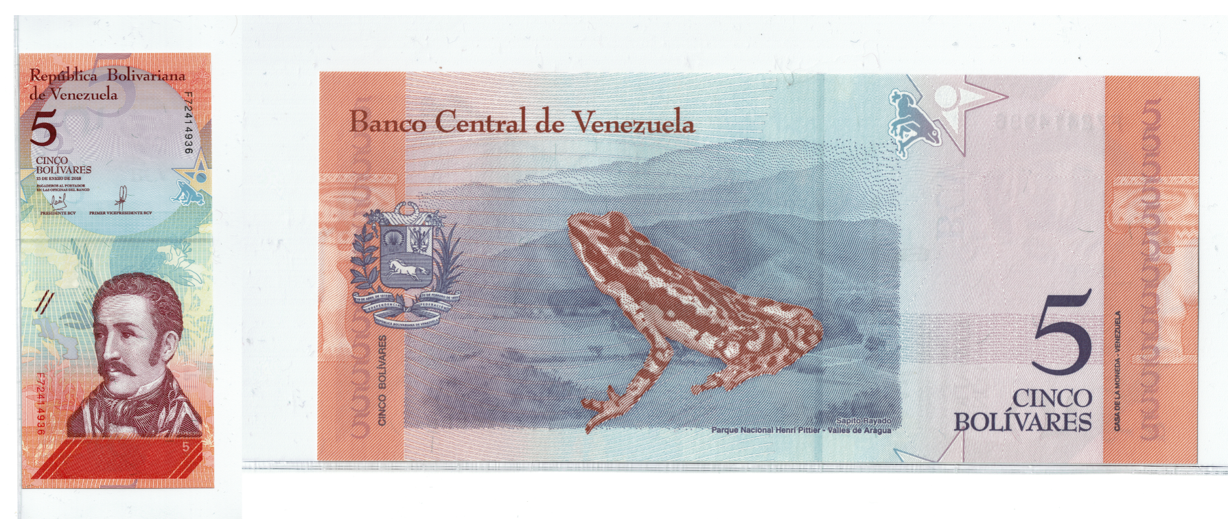 Venezuela 5 Bolivar Soberano Combined.png