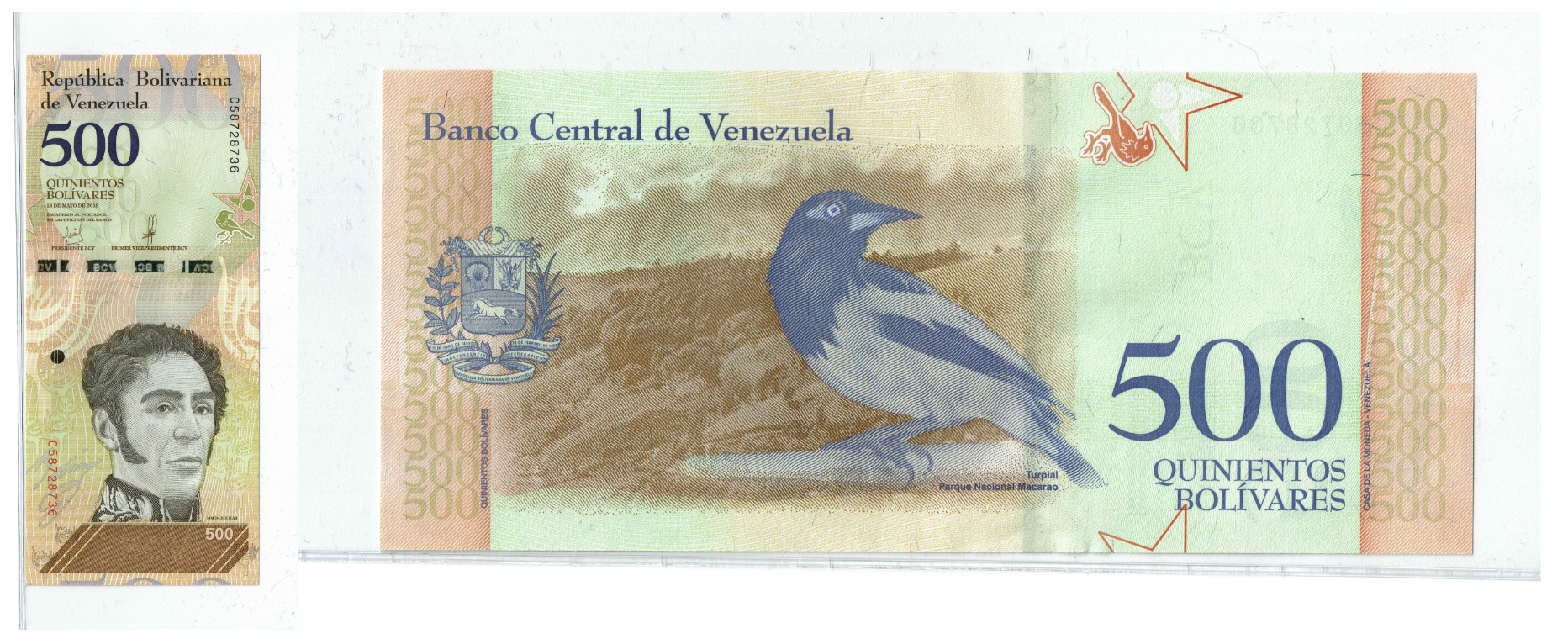 Venezuela 500 Bolivars Soberano Combined.png