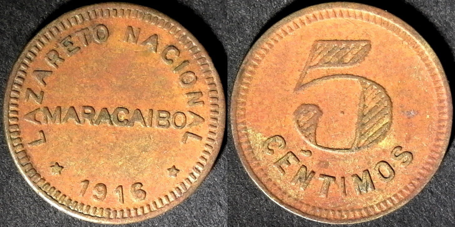 Venezuela Lazareto Nacional Maracaibo 1916 obv-side.jpg