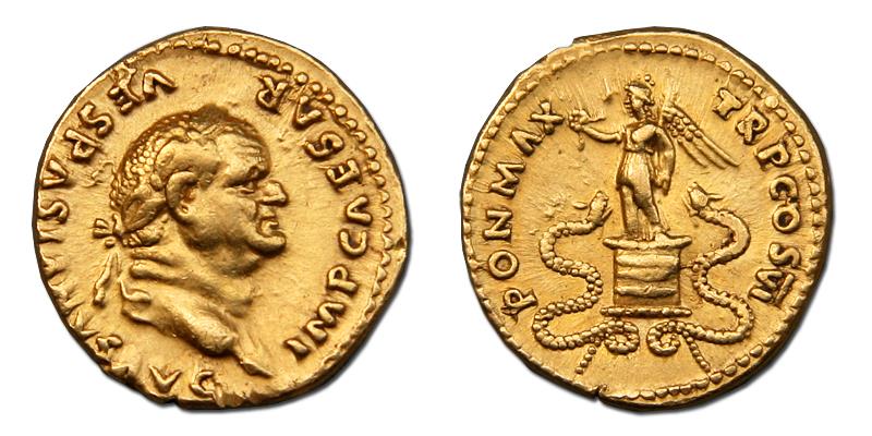 Vespasian aureus 2021 Arete photo.jpg