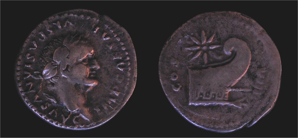 Vespasian Denarius Prow Right Star Above RIC 941.jpg