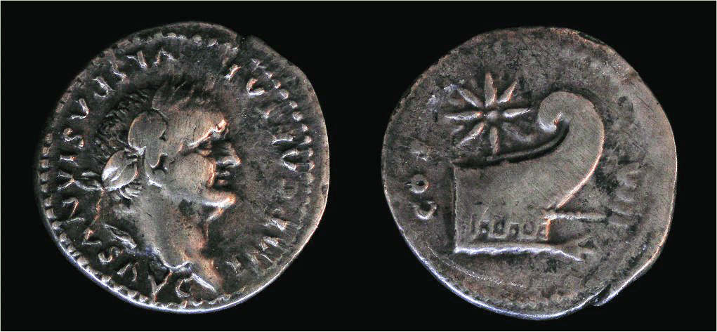 Vespasian Denarius Prow Right Star Above RIC 941.jpg