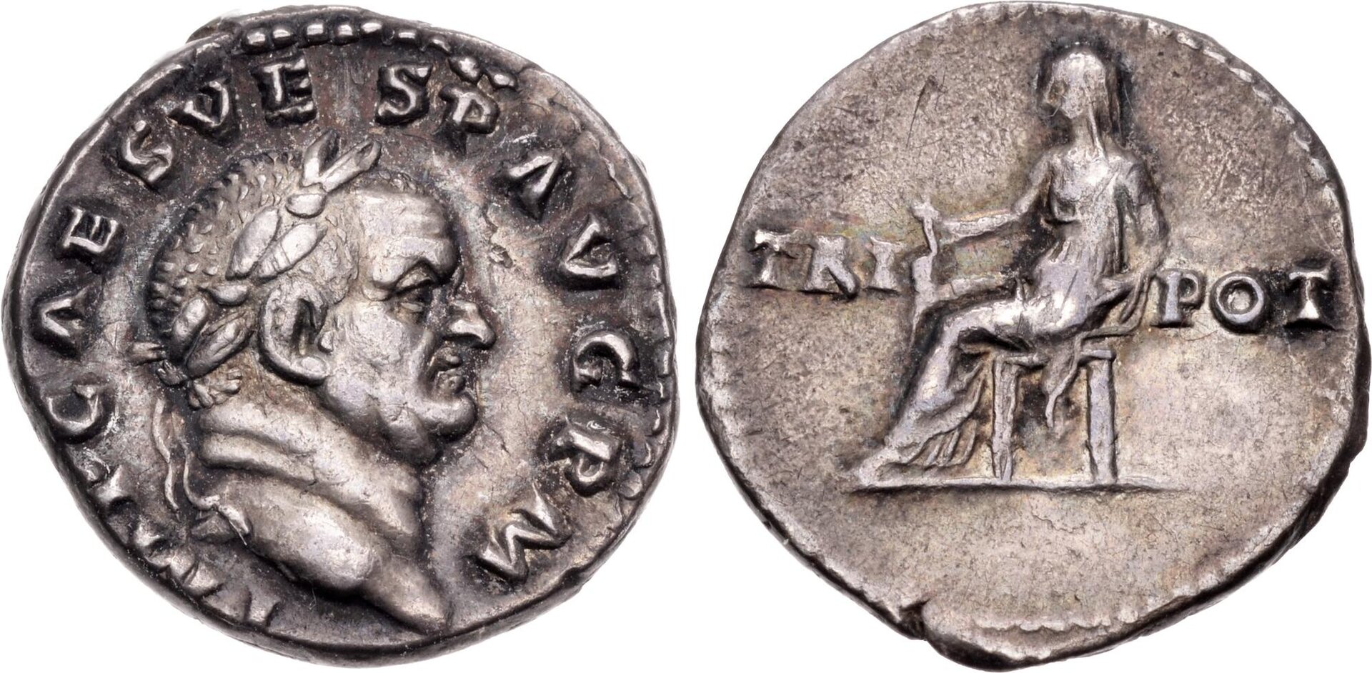 Vespasian Denarius Vesta RSC 561 Ex Huntington Collection ANS HSA CNG 509.jpg