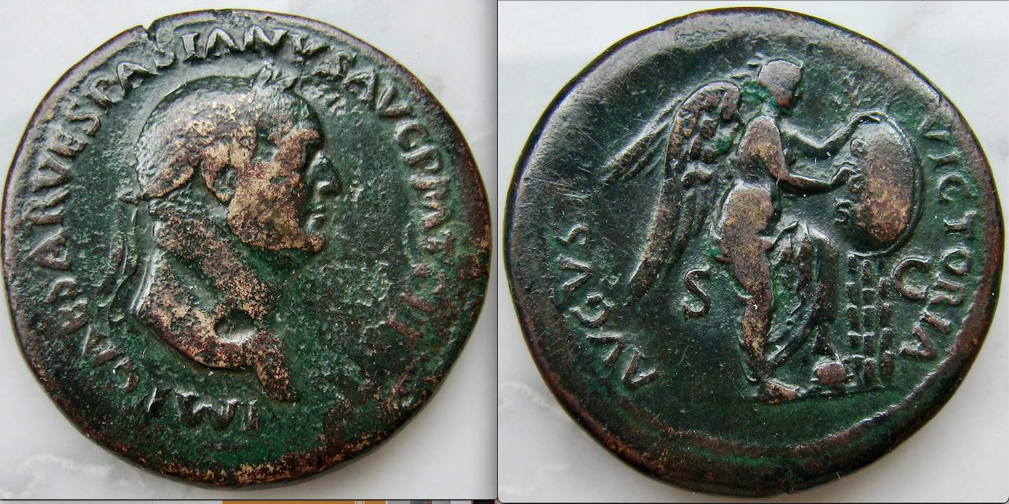 Vespasian Sestertius VICTORIA - OBV:REV - GP! 2022.png