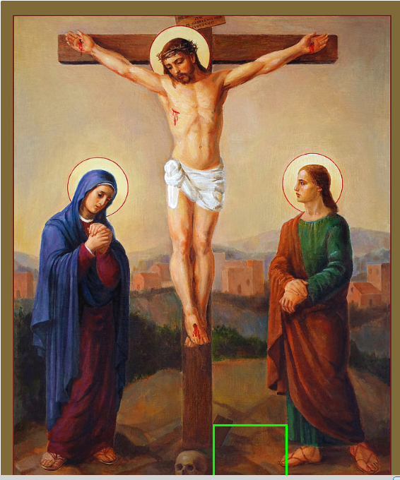 Via Dolorosa  Crucifixion A painting by Svitozar Nenyuk.jpg