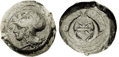 Virzi Undertype Syracuse Athena Dolphins Drachm BW.jpg