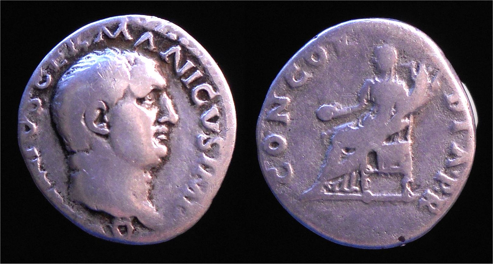 Vitellius AR Denarius RIC 66.jpg
