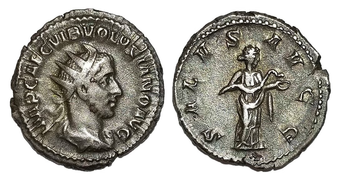 Volusian SALVS AVGG Antoninianus Rome.jpg