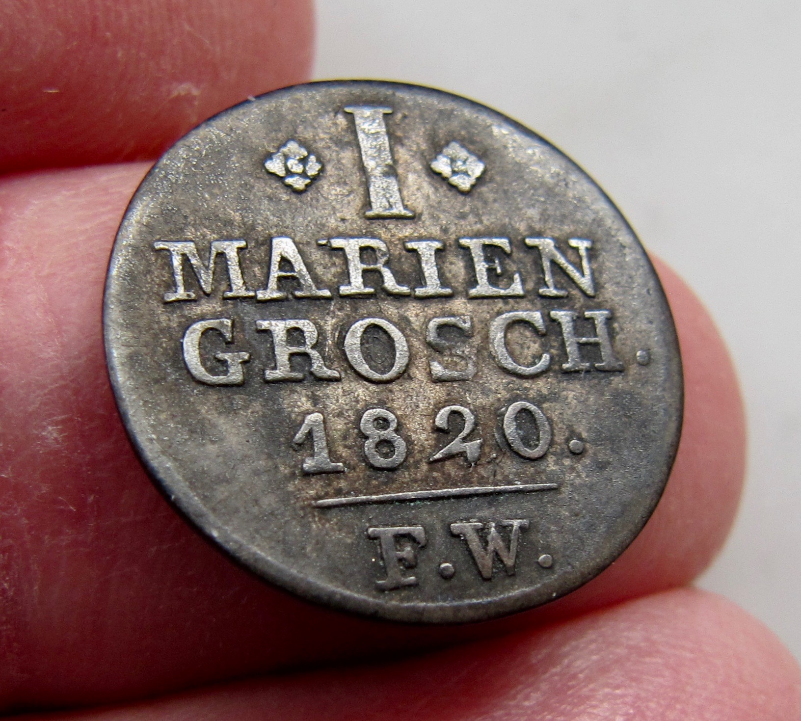 Waldeck Mariengroschen 1820 rev1 n  - 1.jpg