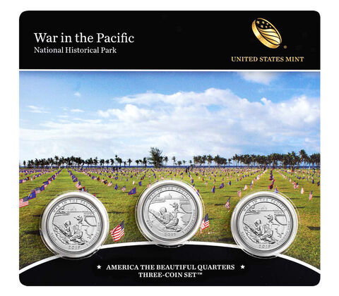 War in the Pacific National Historical Park 2019 Quarter, 3-Coin Set.jpg