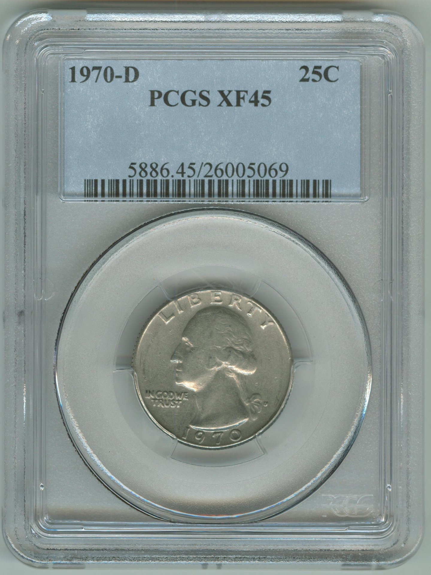 Washington 1970-D Type H 26005069 PCGS XF45 Slab Obv.jpg