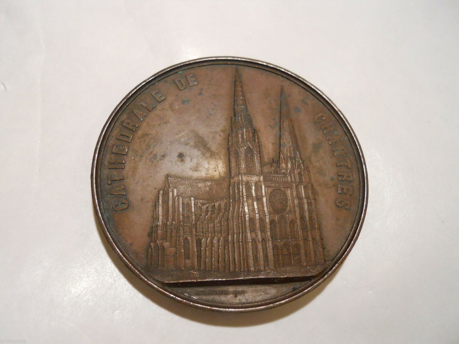 Wiener Medal Chartres front.jpg