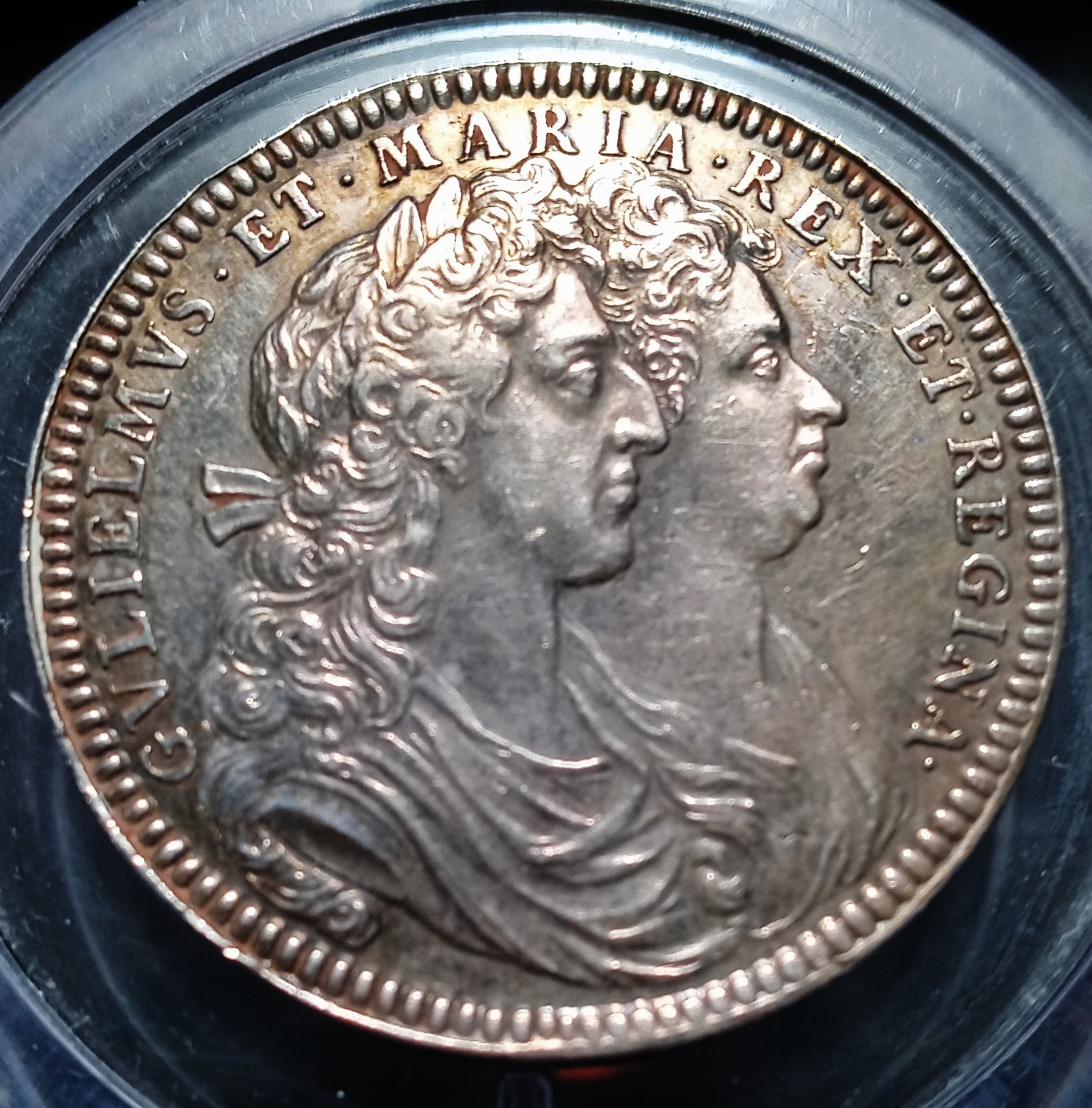 William & Mary official coronation medal Obv..jpg