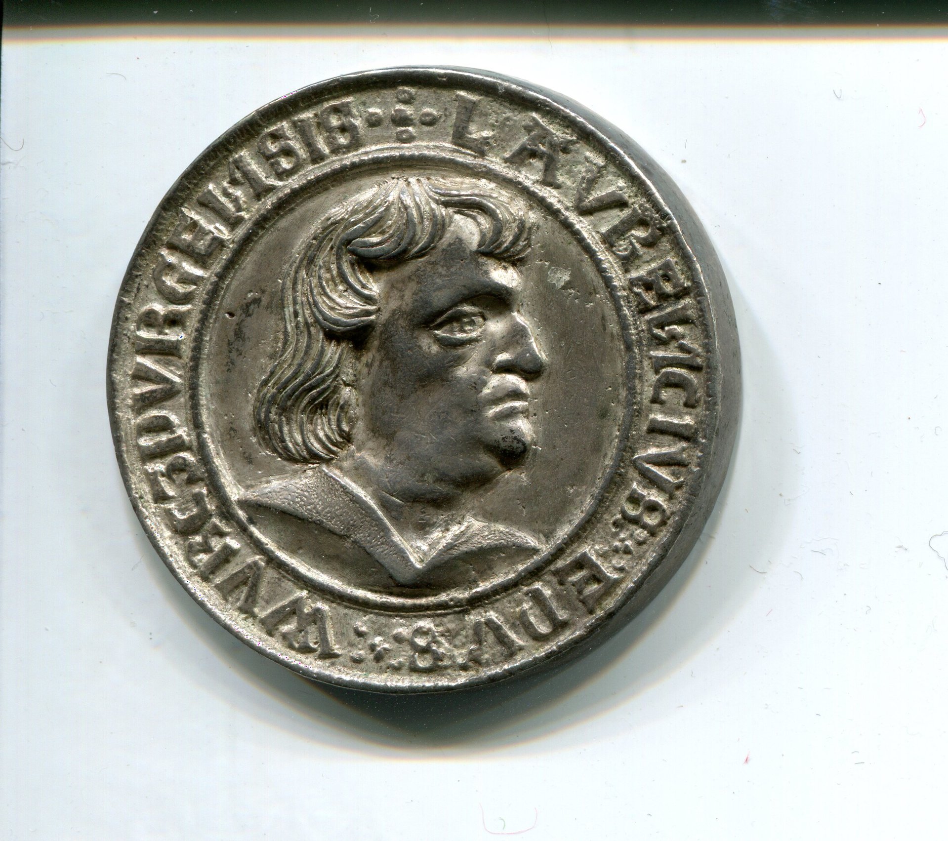 Wurzburg Lorenz v Bibra Medallic Taler 1511 obv  258.jpg