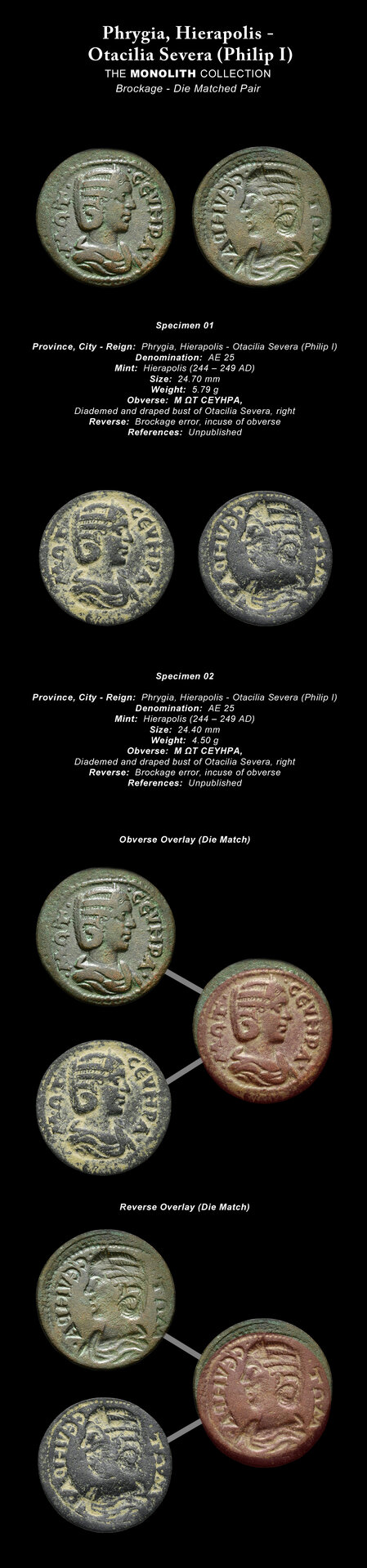 x-Phrygia, Hierapolis - Otacilia Severa (Philip I) - brockage.jpg
