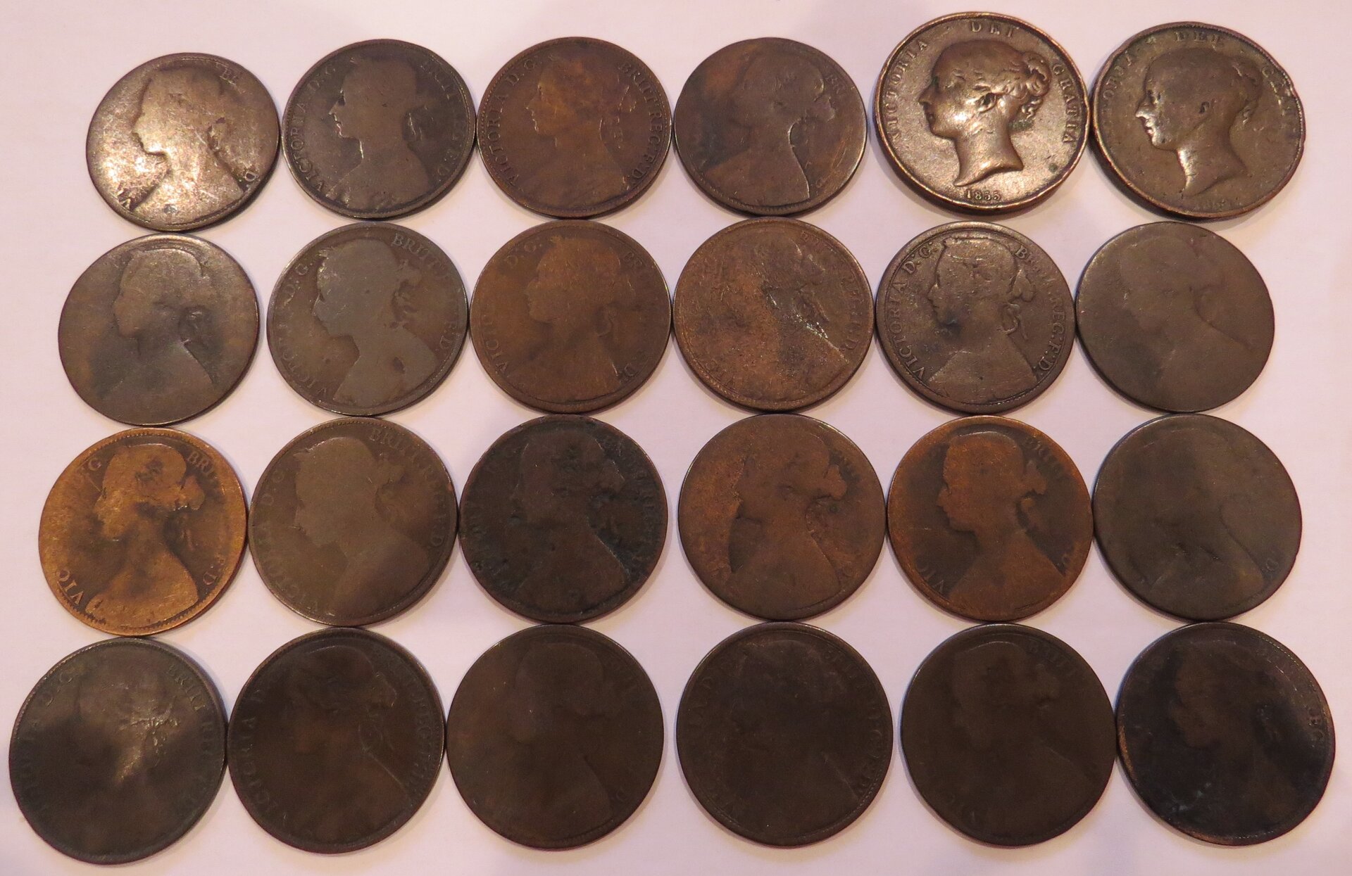 young Victoria pennies.jpg