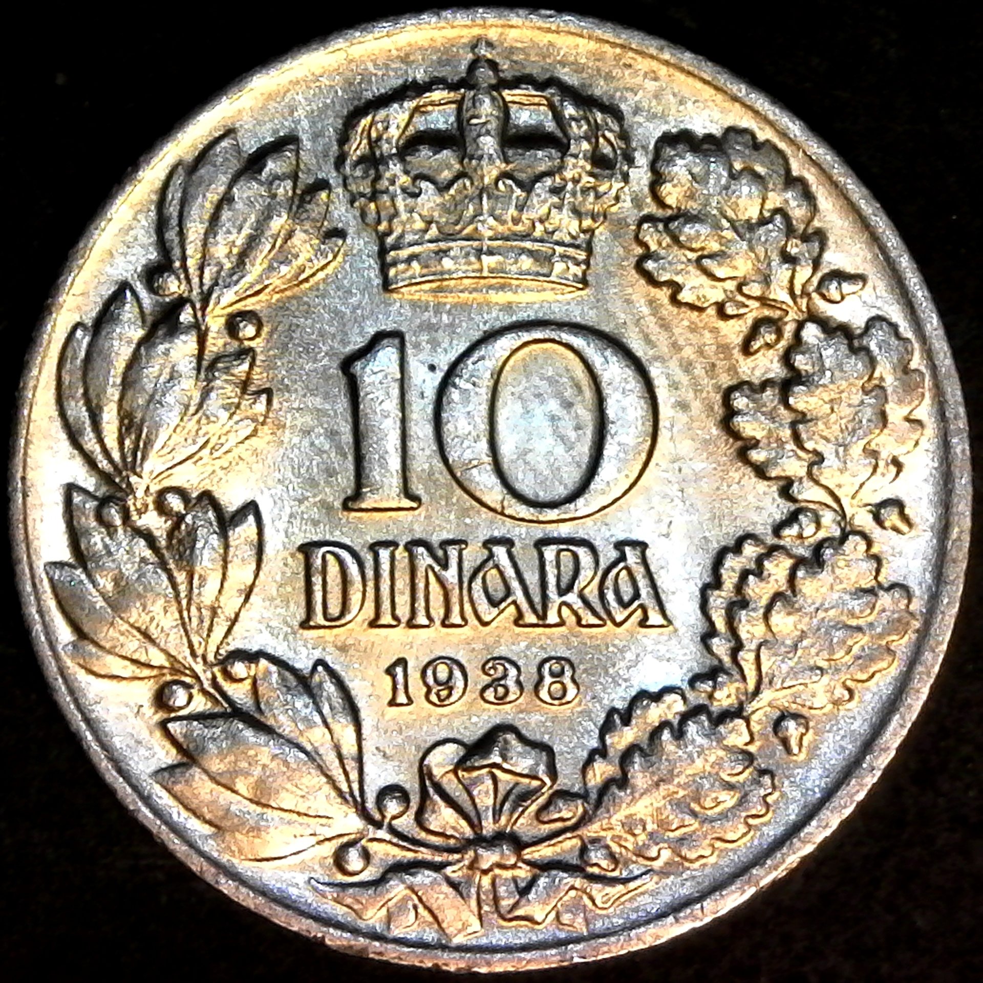 Yugoslavia 10 Dinara Petar II 1938 rev.jpg