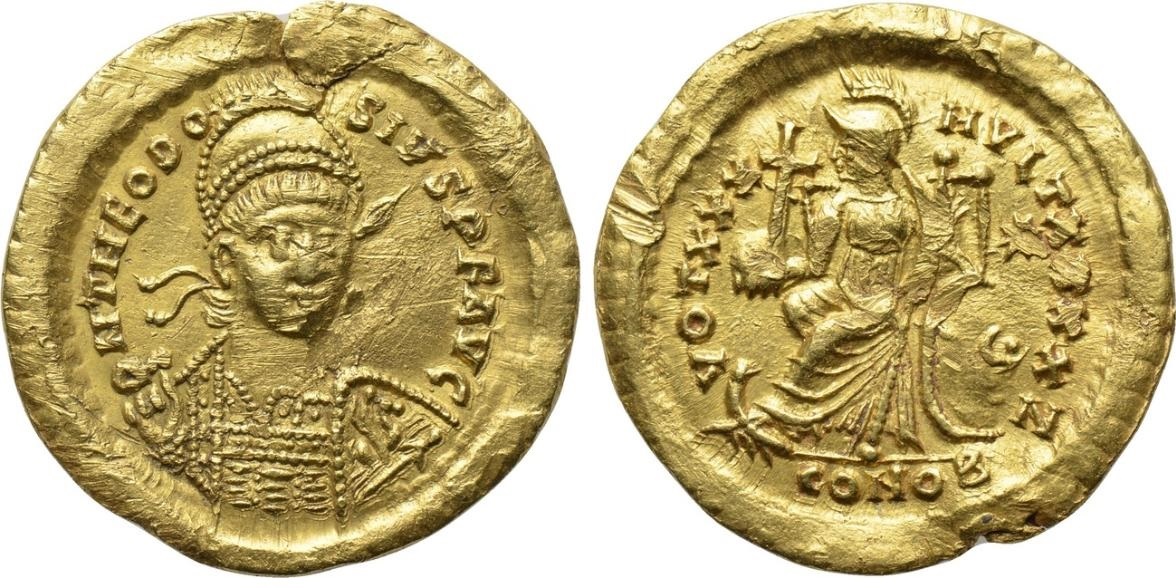z 402-450 Theodosius II Solidus 4,44g21mm RIC257.jpg