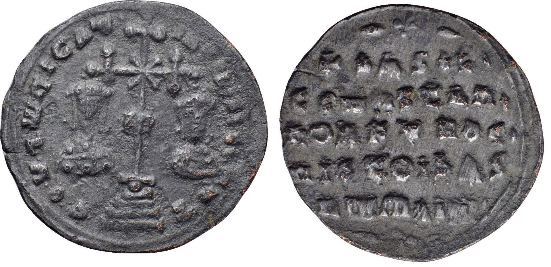 z 976-1025 Basil II with Constantine VIII Miliaresion 1,8g;23mm  S1810.JPG