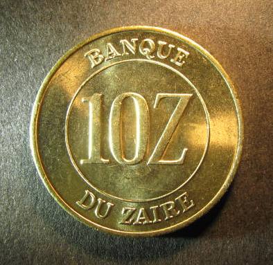 Zaire 10 Zaires 1988 obverse.JPG