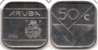 Aruba - 50 Cents - 1986 - Nickel Steel.JPG