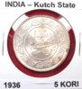 India Kutch 1936 5 Kori Obv.jpg