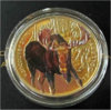 $75 Gold Coloured Coin – Moose (2009).jpg