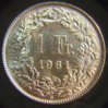 1961 Swiss 1 Franc Rev -2.jpg