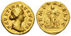 Roman Empire Gold Aureus of Faustina the Younger (minted in Rome sometime between 161 and 175).jpg