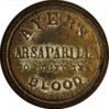 Ayer's Sarsaparilla, 1 Cent, Medium AYERS HB.28, EP.4a, S.13 VF Reverse.jpg