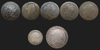 1796 SET : cent - 5 cents - dime 1796 - dollar 1796 - OBV - August 23 2025 - pic 2.png
