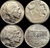 Two(2) piece set Brockage Mated Pair 1997 Hobo token A-horz-vert.jpg