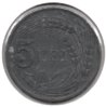Romania - 5 Lei - 1942 - Km #61 - Rev.jpg