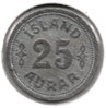 Iceland - 25 Aurar - 1942 - KM #2a - Rev.jpg