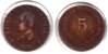 Oaxaca - 5 Centavos - 1915 - KM #720.JPG