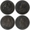 KM 12.1 1923 and KM 13.3 1932 Union SA 0.25 Pence.jpg