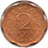 Ceylon - 2 Cents - 1951 - KM #119 - Rev.jpg