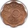 Ceylon - 10 Cents - 1951 - KM #121 - Rev.jpg