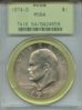 IKE 1974-D Yellow Slab 09424658 PCGS MS64 Slab ObvD.jpg