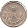 Denmark - 25 Øre - 1949 NS - KM #842.1 - 4.5000g - 23mm - CN - Obv.jpg